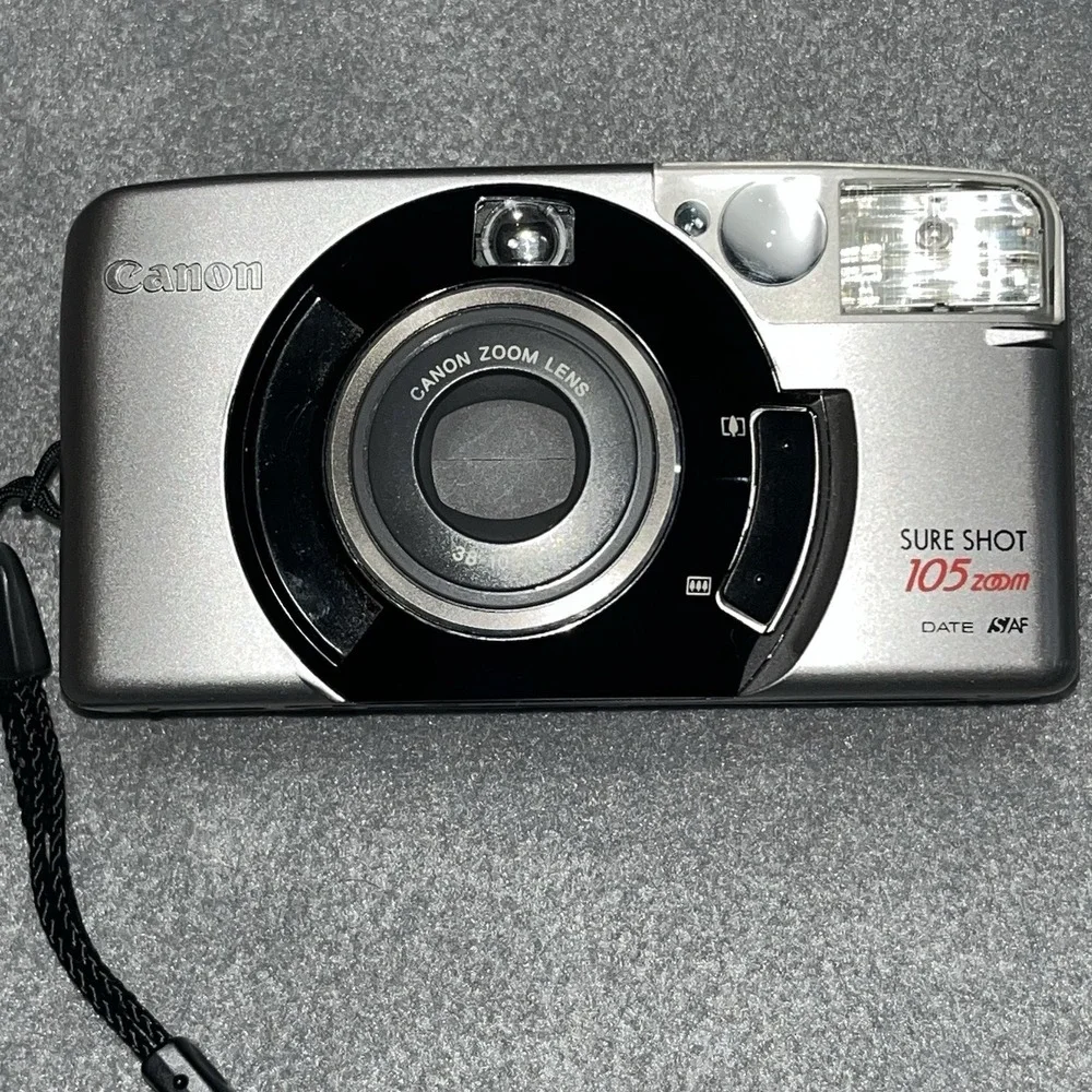 Canon Sure Shot 105 Zoom S AF 35mm Point & Shoot Film Camera ***For Parts***
